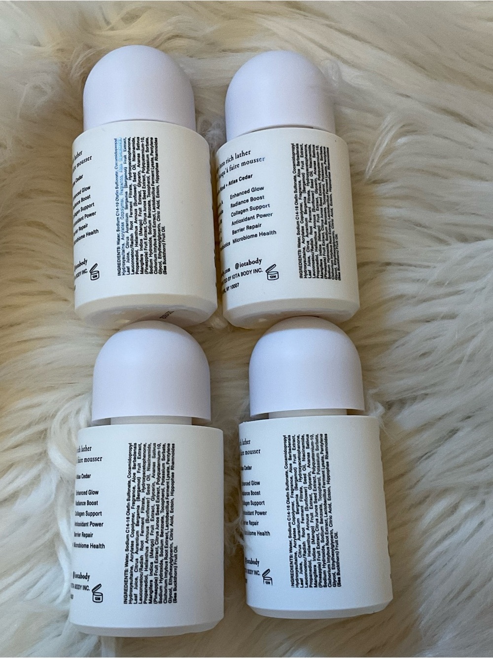 Iota Brightening Body Wash- - Mandarin - New x4 Travel Size - Picture 6 of 6